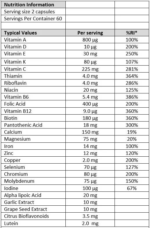 Optimum Nutrition Opti-Women Multivitamin (60 Κάψουλες)