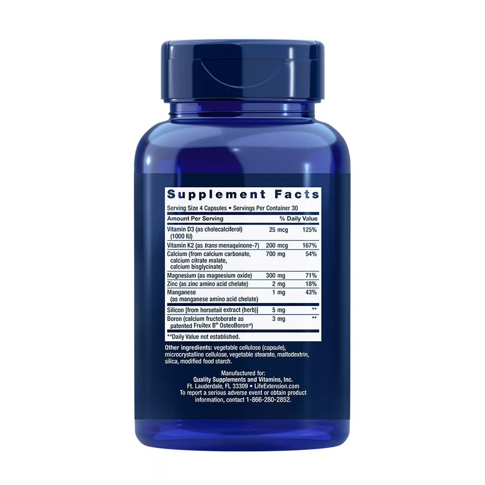 Life Extension Bone Restore* with Vitamin K2, 120 κάψουλες