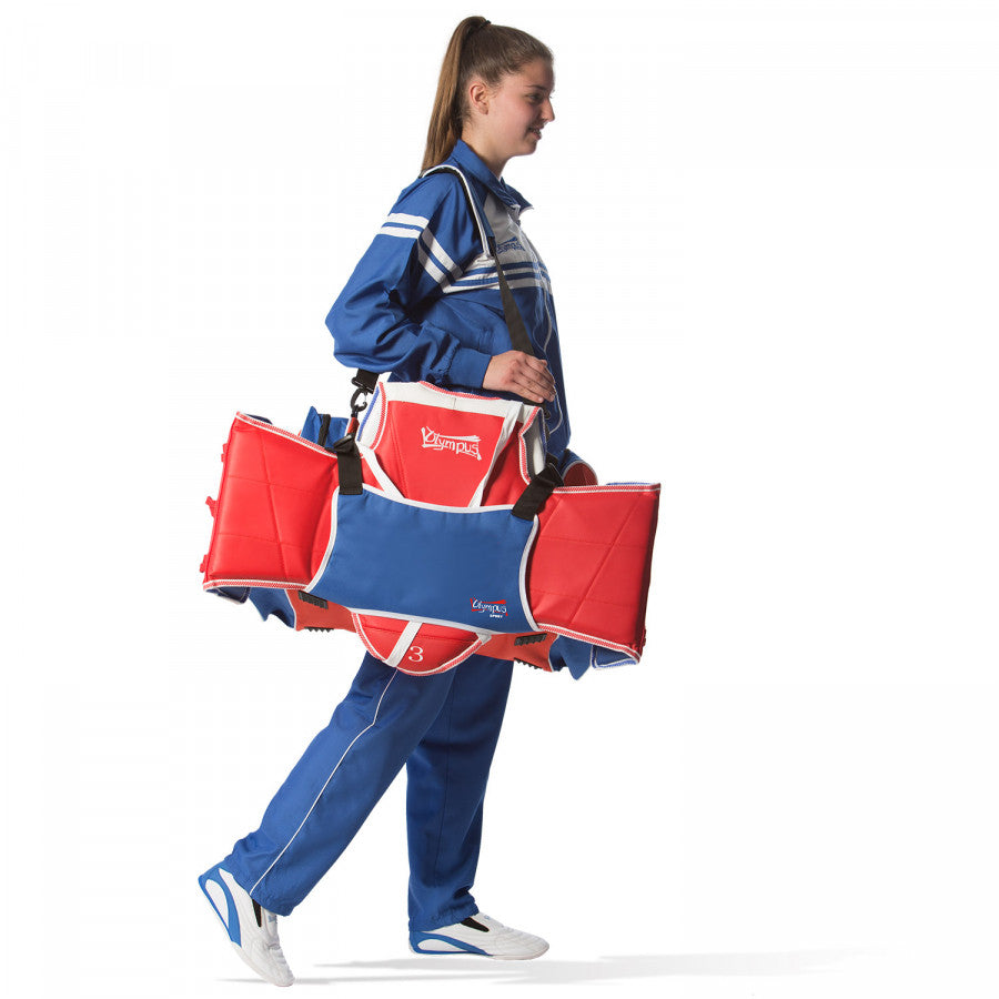 Sports bag Olympus TEAM with chest pocket, Blue/Red