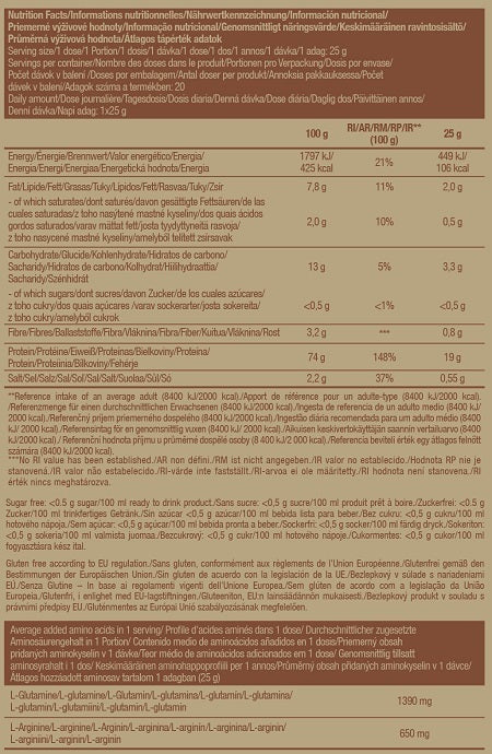 Biotech USA Vegan Protein Free of Gluten & Lactose with Chocolate Cinnamon Flavor 500gr