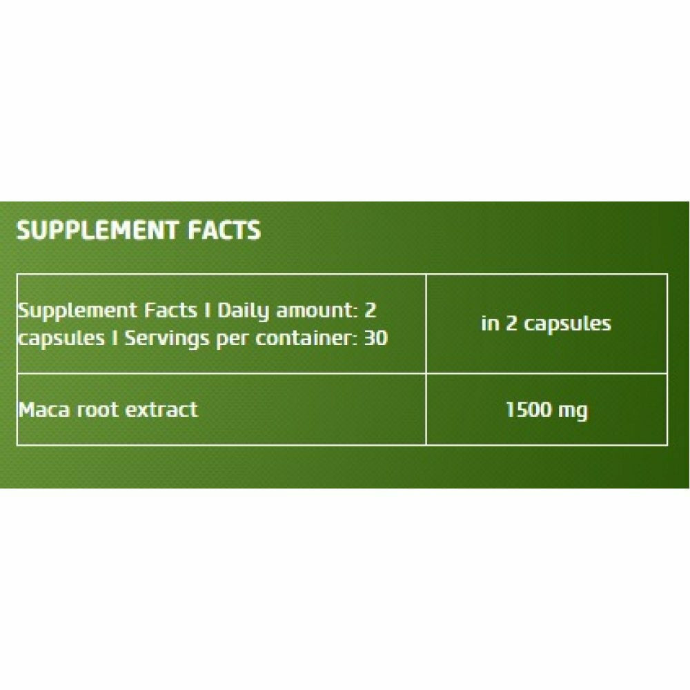 Biotech USA Maca 1500mg 60 κάψουλες