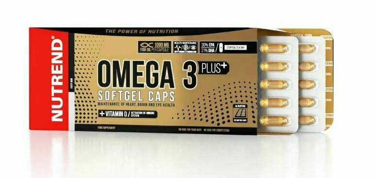 Nutrend Omega 3 Plus Softgel Caps 120 μαλακές κάψουλες