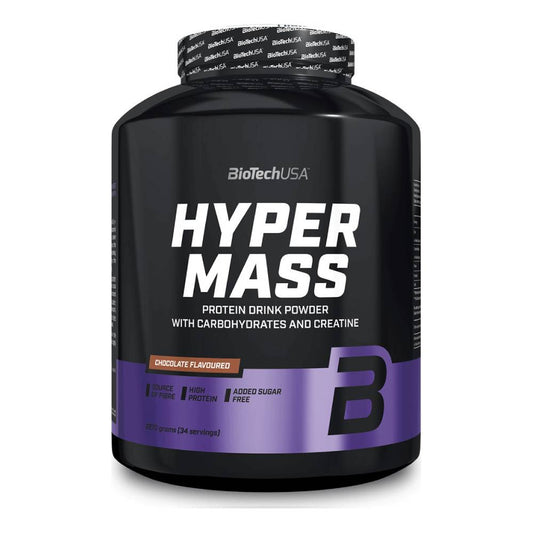 Biotech USA Hyper Mass Drink Powder With Carbohydrates & Creatine Χωρίς Γλουτένη με Γεύση Σοκολάτα 2.27kg