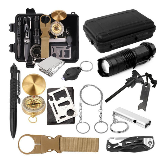 10 in 1 survival kit with case