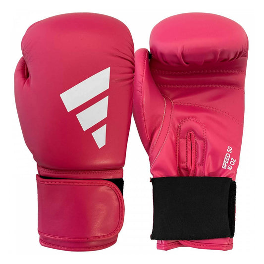 Πυγμαχικά Γάντια adidas SPEED 50, Ροζ/Άσπρο