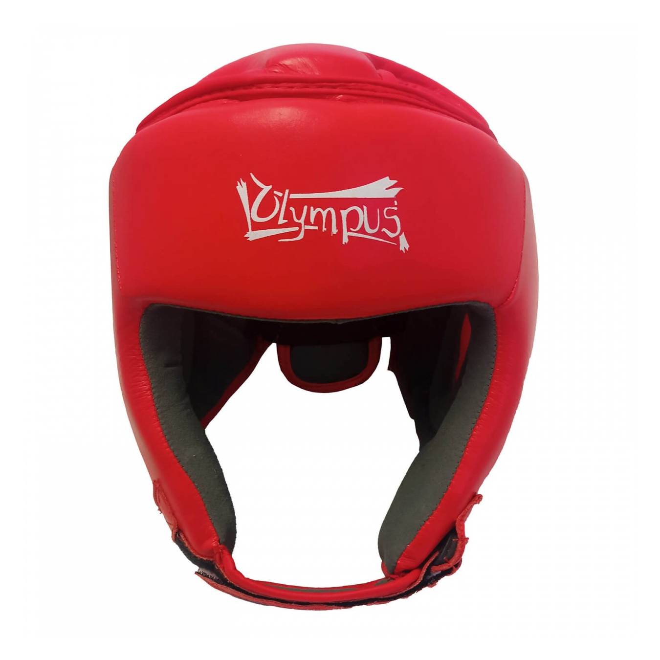 Helmet Olympus IFMA Style Leather, Red