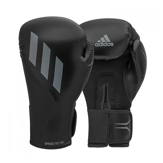 Πυγμαχικά Γάντια adidas SPEED TILT 150, Μαύρο/Ασημί