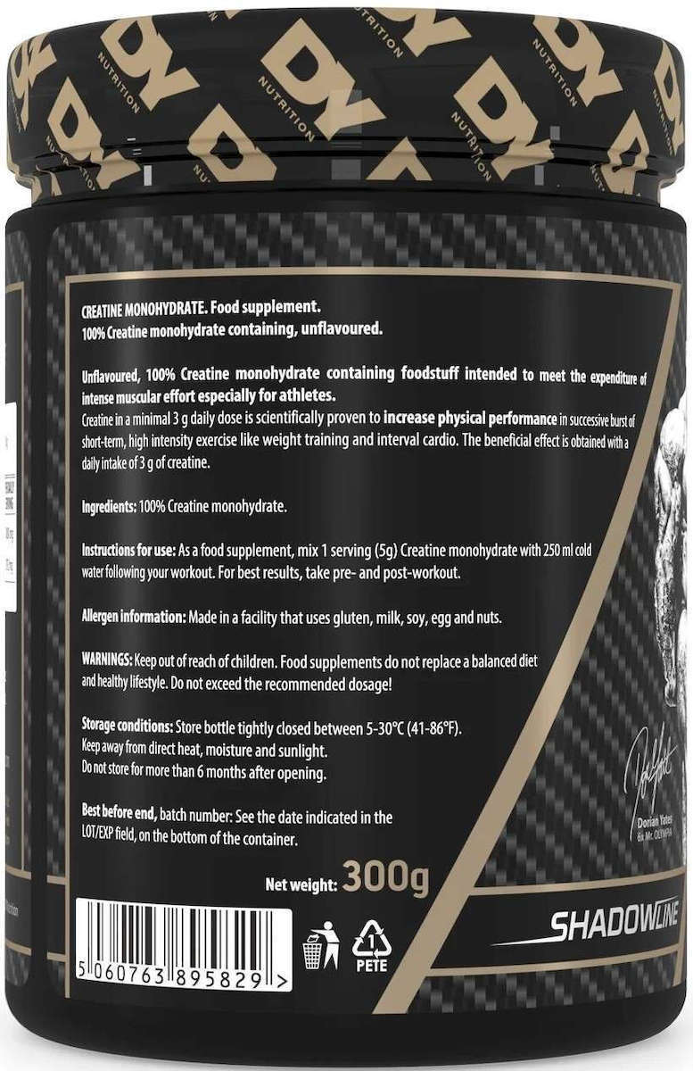 Dorian Yates Creatine Monohydrate Unflavoured 300gr