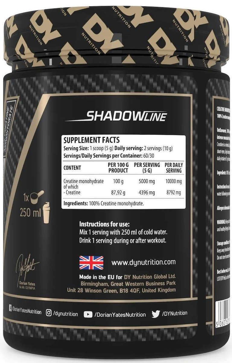 Dorian Yates Creatine Monohydrate Unflavoured 300gr