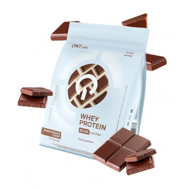 QNT Light Digest Whey Gluten Free Whey Protein with Belgian Chocolate Flavor 500gr
