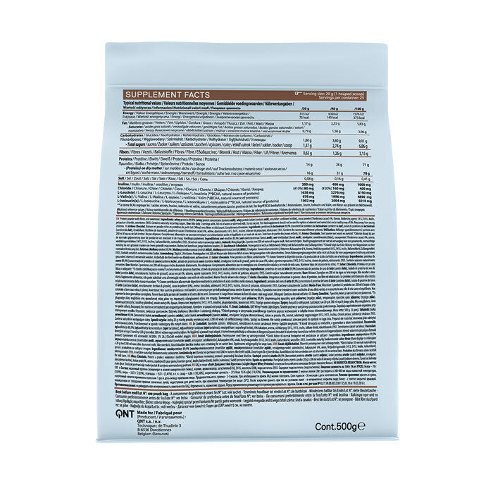 QNT Light Digest Whey Gluten Free Whey Protein with Belgian Chocolate Flavor 500gr
