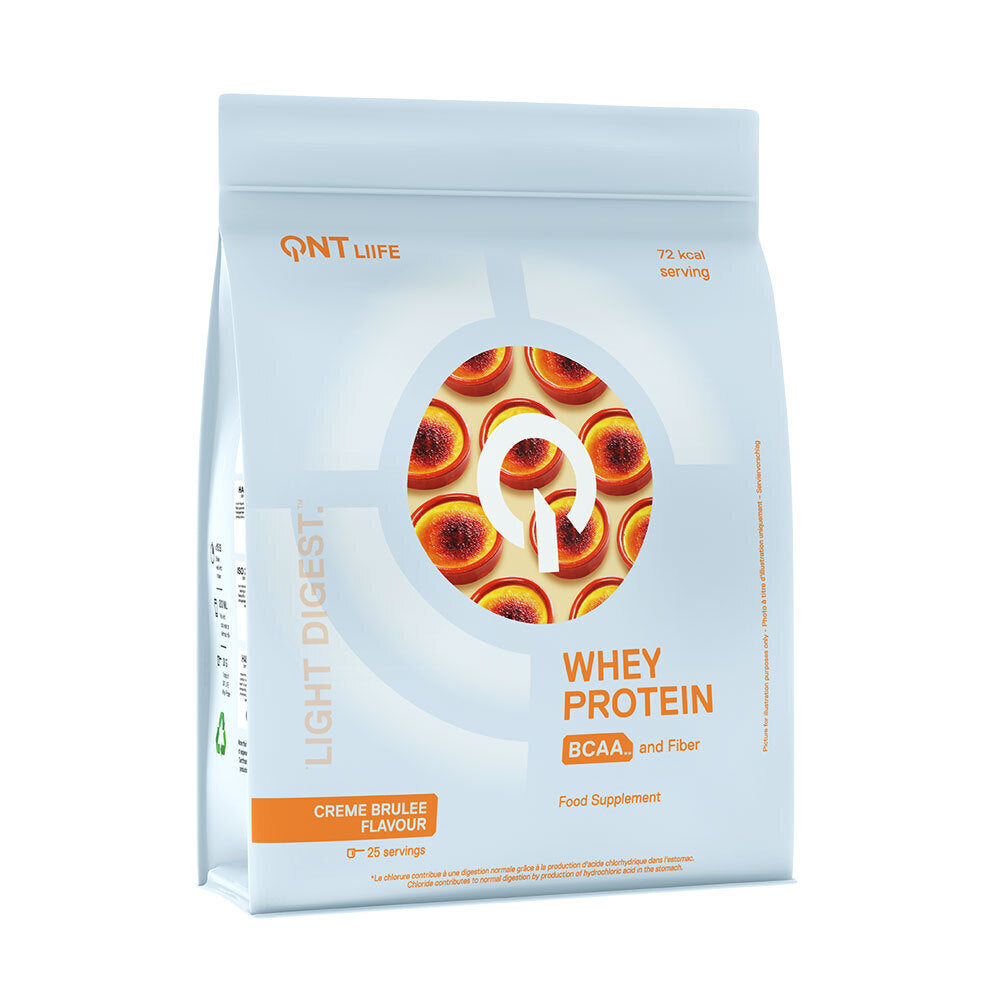 QNT Light Digest Whey Gluten Free Whey Protein 500gr, Creme Brulee