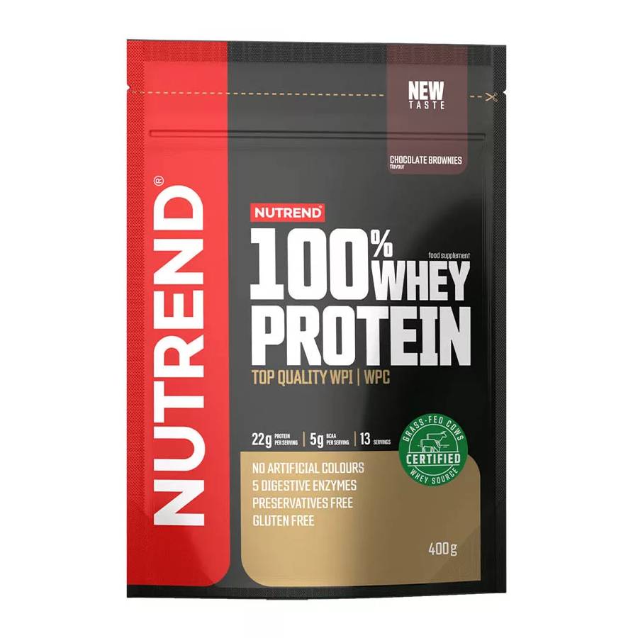 Nutrend 100% Whey Πρωτεΐνη Ορού Γάλακτος Χωρίς Γλουτένη 400gr