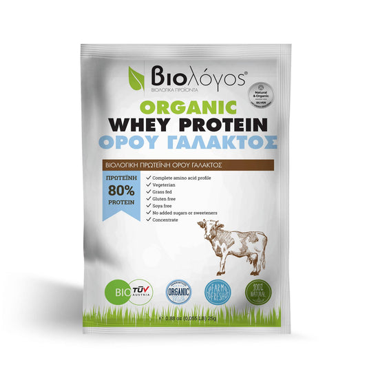 Μονοδοσική Βιολογική Πρωτεΐνη Whey Ορού Γάλακτος 25g