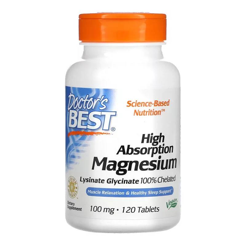Doctor's Best High Absorption Magnesium 120 ταμπλέτες