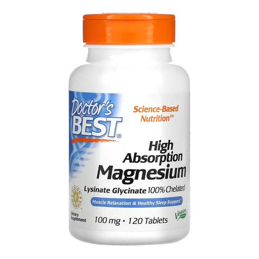 Doctor's Best High Absorption Magnesium 120 ταμπλέτες