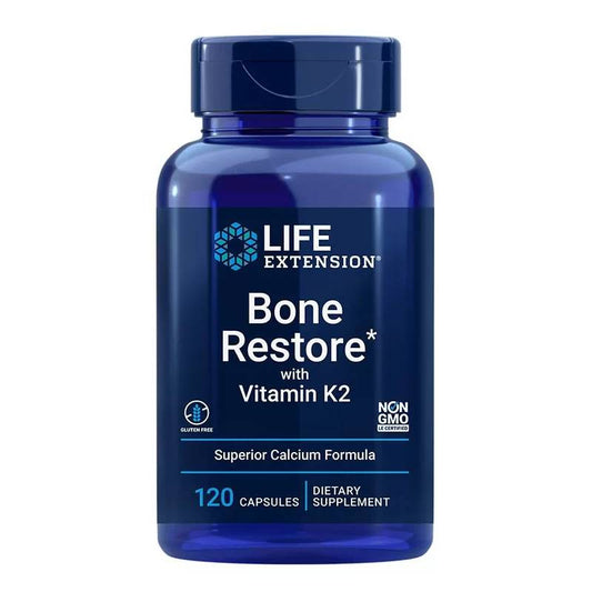 Life Extension Bone Restore* with Vitamin K2, 120 κάψουλες