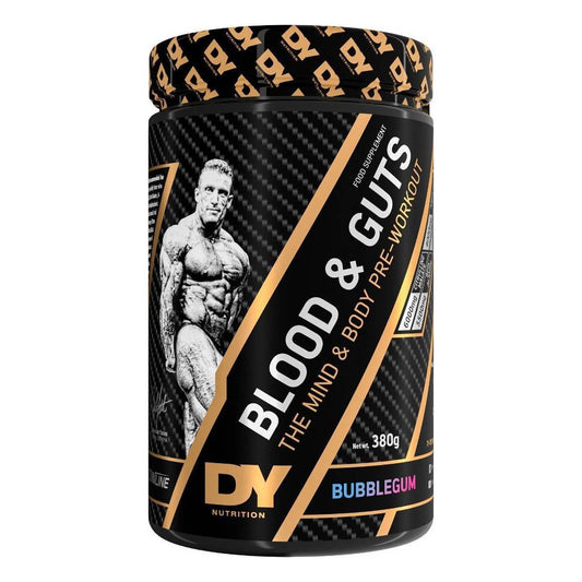 Dorian Yates Blood & Guts Συμπλήρωμα Pre Workout 380gr Bubble Gum