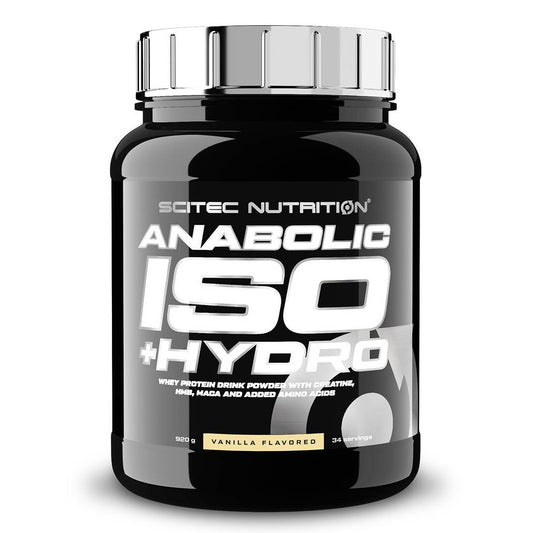 Scitec Nutrition Anabolic Iso+Hydro Πρωτεΐνη Ορού Γάλακτος Χωρίς Γλουτένη με Γεύση Βανίλια 920gr