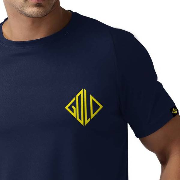 T-shirt GOLD blue- GoldTouch Wear