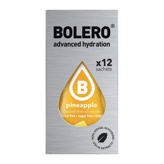 Bolero Χυμός σε Σκόνη 0.5L σε Νερό Ανανά Χωρίς Ζάχαρη 3gr 12τμχ