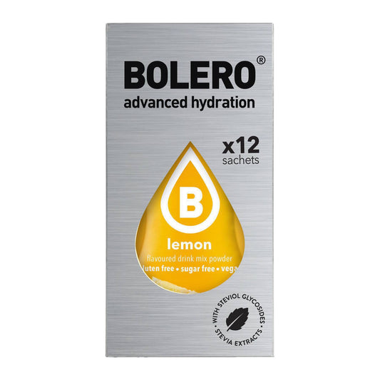 Bolero Χυμός σε Σκόνη 500ml σε Νερό Λεμόνι Χωρίς Ζάχαρη 3gr 12τμχ