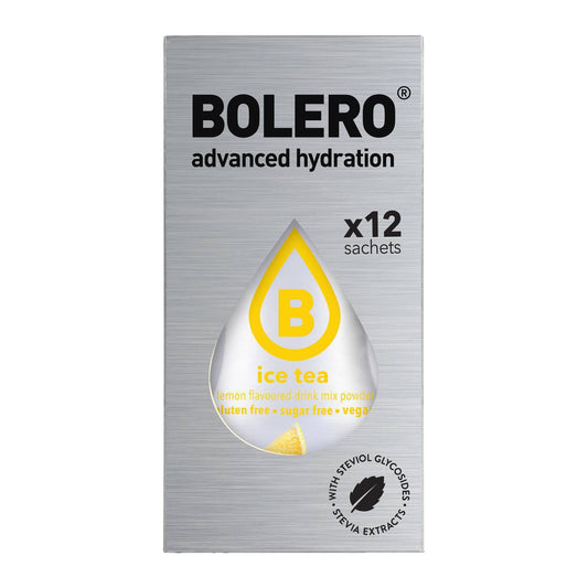 Bolero Χυμός σε Σκόνη 500ml σε Νερό Ice Tea Λεμόνι Χωρίς Ζάχαρη 3gr 12τμχ