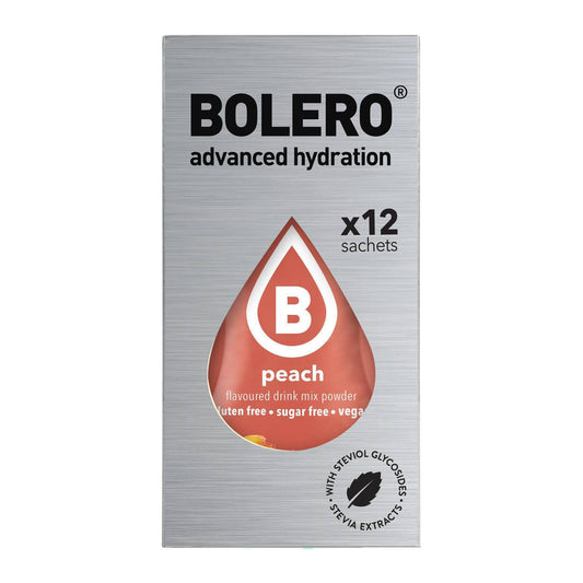 Bolero Χυμός σε Σκόνη 500ml σε Νερό Ροδάκινο Χωρίς Ζάχαρη 3gr 12τμχ