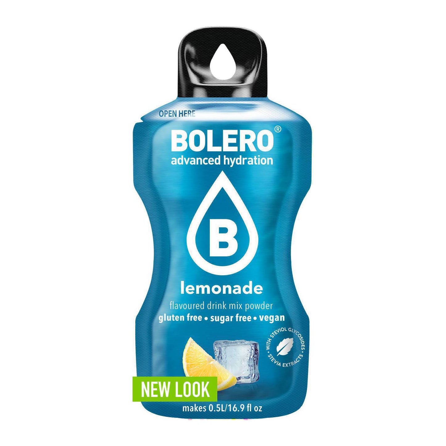 Bolero Χυμός σε Σκόνη 500ml σε Νερό Λεμονάδα Χωρίς Ζάχαρη 3gr 12τμχ