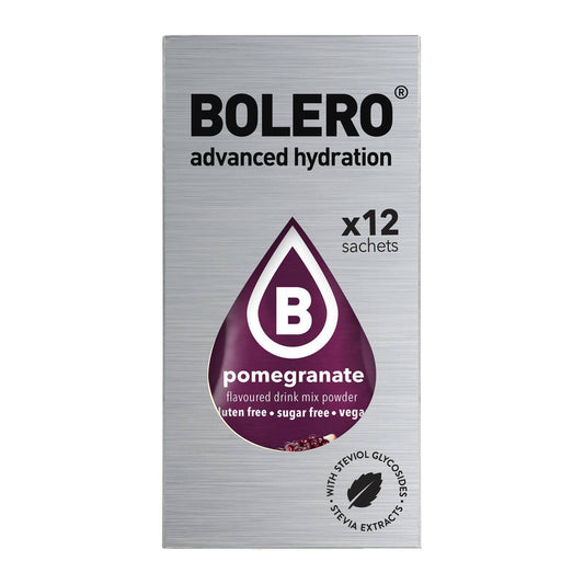 Bolero Χυμός σε Σκόνη 500ml σε Νερό Ρόδι Χωρίς Ζάχαρη 3gr 12τμχ