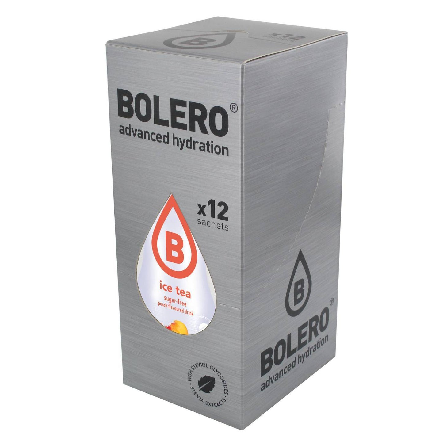 Bolero Χυμός σε Σκόνη Ice Tea Χωρίς Προσθήκη Ζάχαρης 8gr 12τμχ