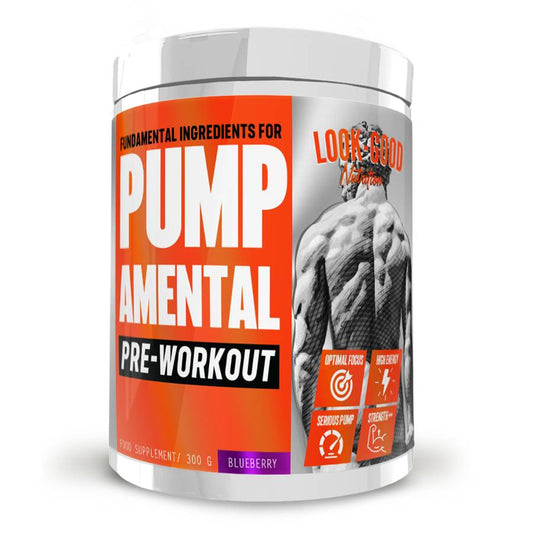 Look Good Naked Pump Amental Pre Workout 300gr Blueberry