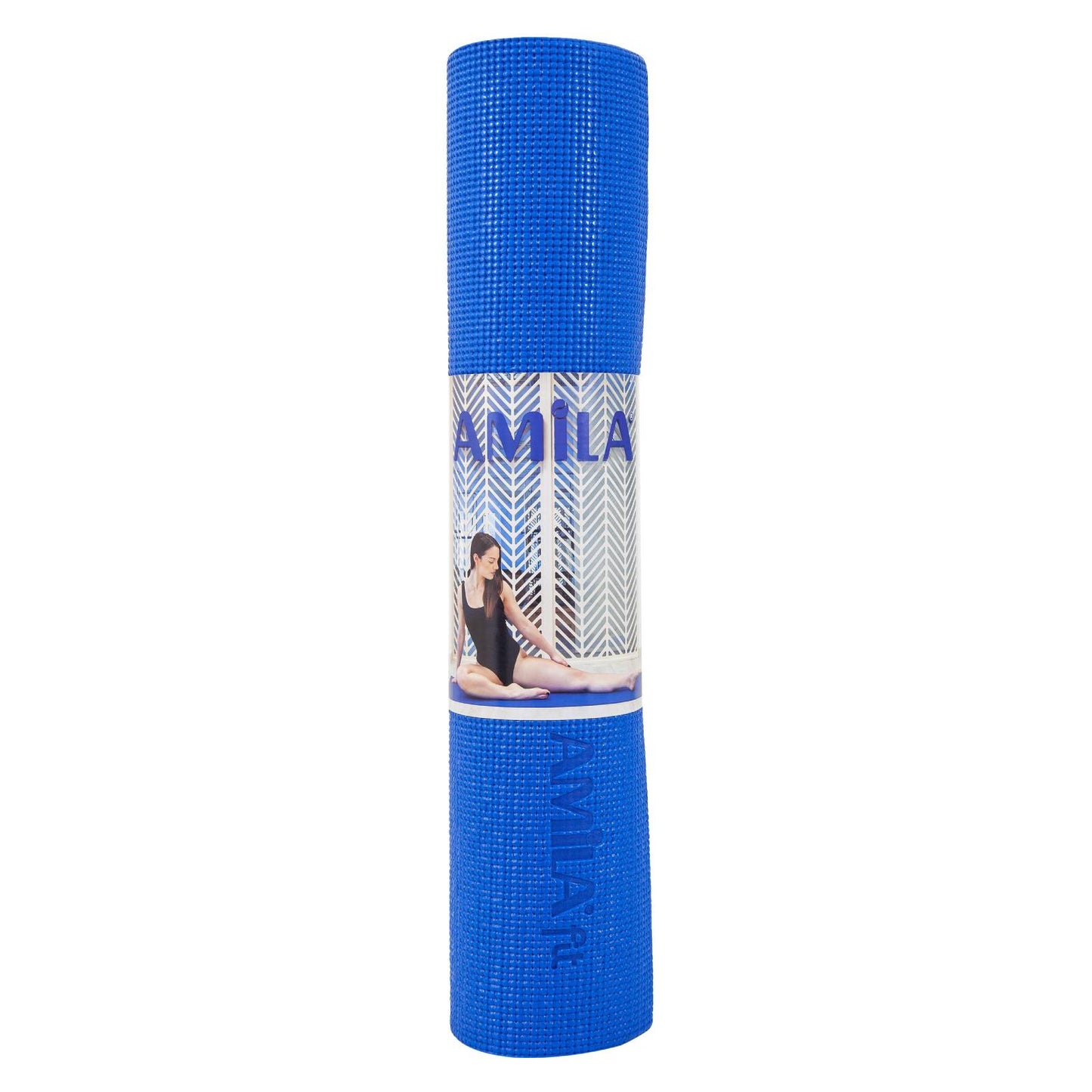 Amila Στρώμα Yoga 6mm Μπλε