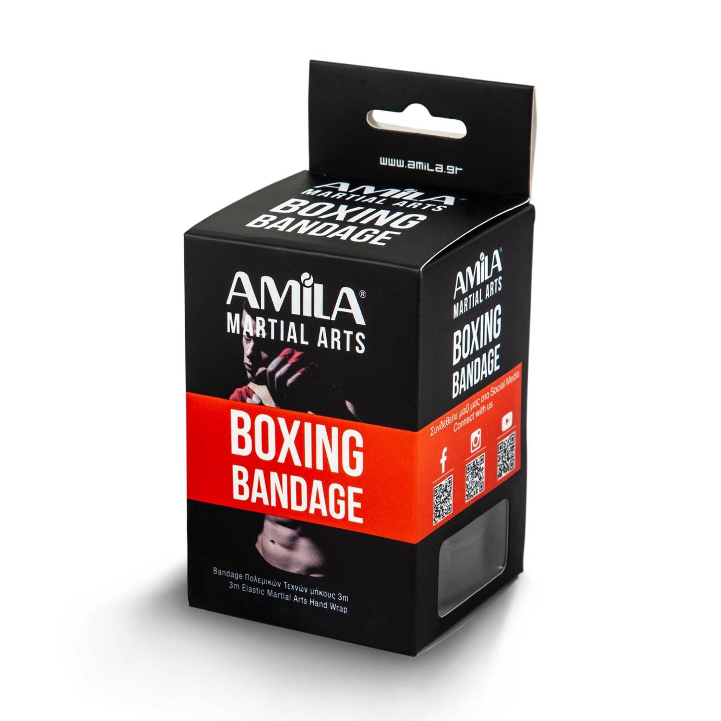 AMILA Μπαντάζ 3m Μαύρα