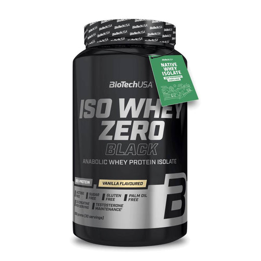 Biotech USA Iso Whey Zero Black Whey Protein Free of Gluten & Lactose with Chocolate Flavor 908gr