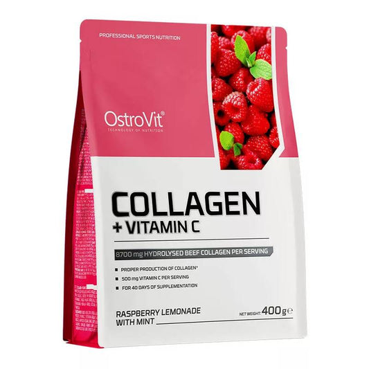 Collagen + Vitamin C – Κολλαγόνο για Δέρμα & Αρθρώσεις | 400g Raspberry Lemonade