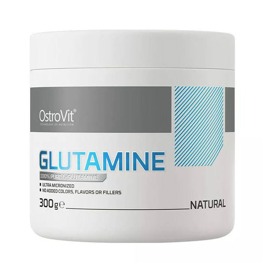 OstroVit Glutamine – Καθαρή L-Γλουταμίνη σε Σκόνη (300 g, Natural)