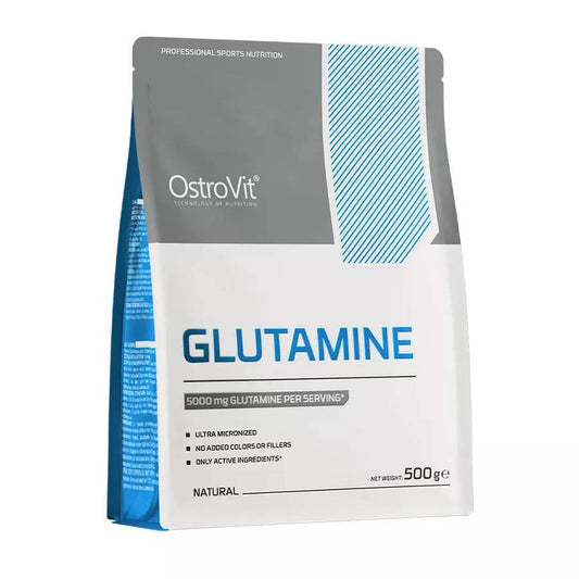OstroVit Glutamine – Καθαρή L-Γλουταμίνη σε Σκόνη (500g, Natural)