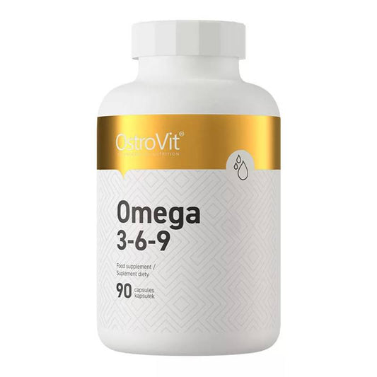 OstroVit Omega 3-6-9 – 90 Κάψουλες για Καρδιαγγειακή Υγεία & Εγκέφαλο