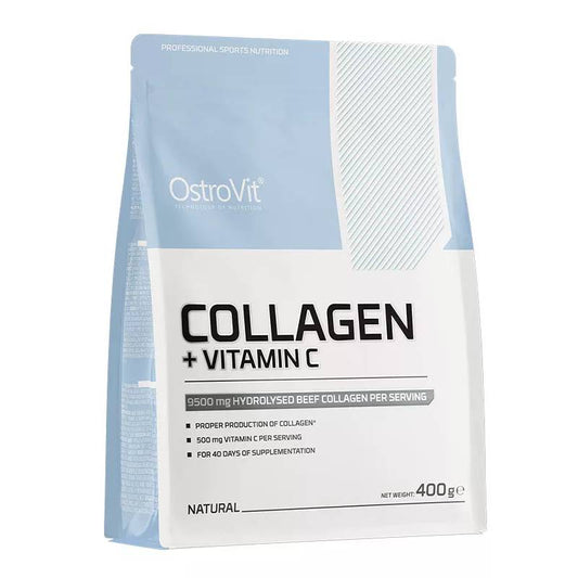 OstroVit Collagen + Vitamin C Σκόνη 400g | Κολλαγόνο & Αντιγήρανση
