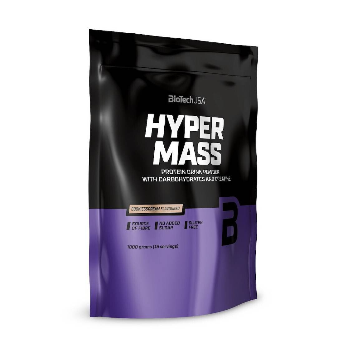 Biotech USA Hyper Mass Drink Powder with Carbohydrates & Creatine Χωρίς Γλουτένη με Cookie & Cream1kg