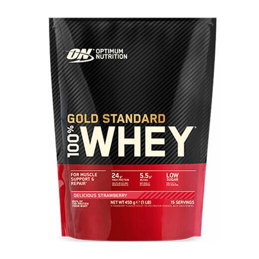 Optimum Nutrition Gold Standard Whey Delicious Strawberry 450g | Πρωτεΐνη Ορού Γάλακτος