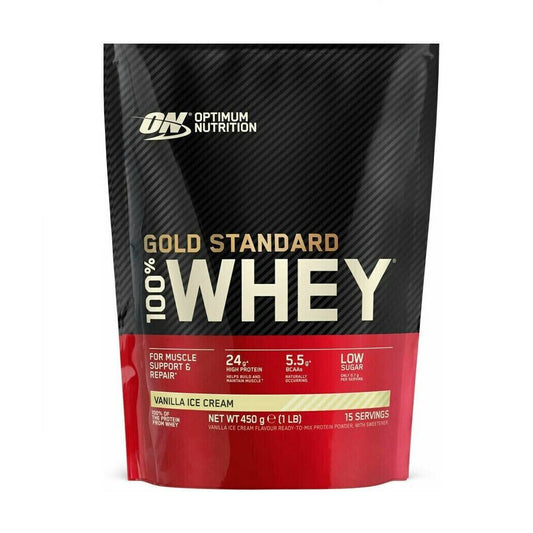 Optimum Nutrition Gold Standard Whey Vanilla Ice Cream 450g | Πρωτεΐνη Ορού Γάλακτος