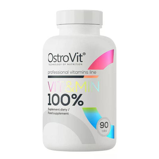 OstroVit Vit&Min 100% – Πολυβιταμίνες & Μέταλλα Υψηλής Απορρόφησης 90 Κάψουλες