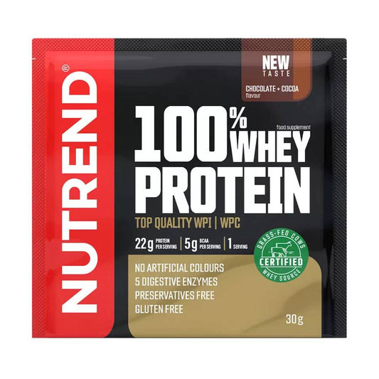 Nutrend 100% Whey Protein Chocolate & Cocoa 30g