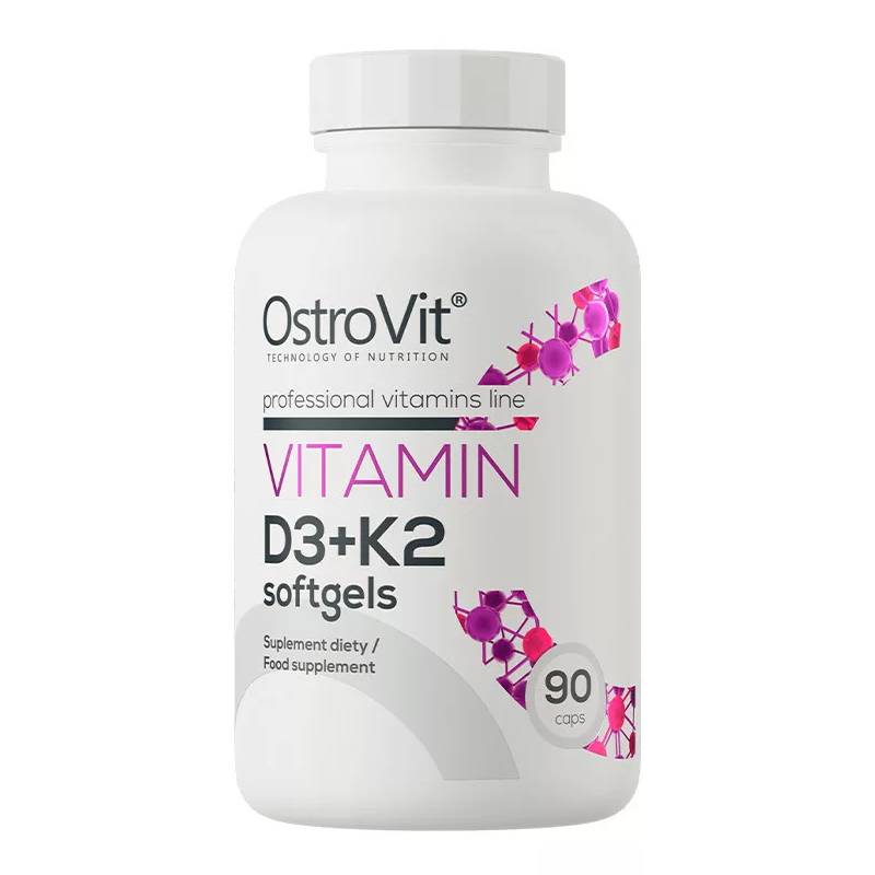 OstroVit Vitamin D3 + K2 – 90 Μαλακές Κάψουλες