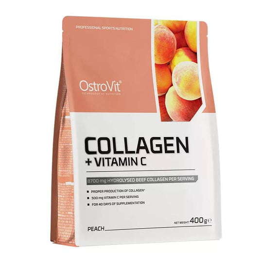 OstroVit Collagen + Vitamin C – Peach (400 g)