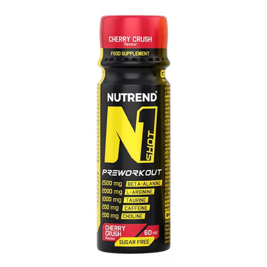 Nutrend N1 Shot Preworkout – Cherry Crush (60 ml)