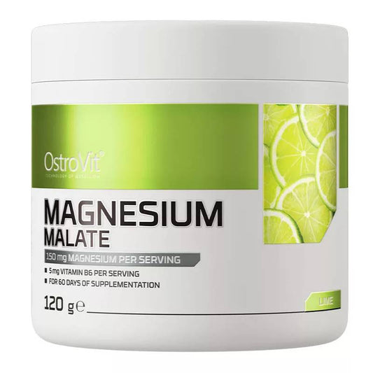 OstroVit Magnesium Malate – 120 g (Lime Flavour)