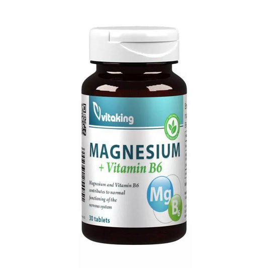 Vitaking Magnesium Citrate + B6 – 30 Δισκία